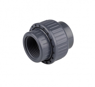 Муфта разъёмная переходная, TP PVC-U, d20 - 1/2"вн PN16 фото 1