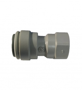 Адаптер JG прямой, 3/8"*1/4" NPTF, цанга / внутр. резьба  фото 3