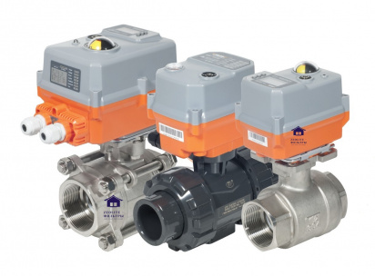 Кран шаровой 1 1/4" регулирующий AISI304 V-port 30° BSP Ду32 фото 5